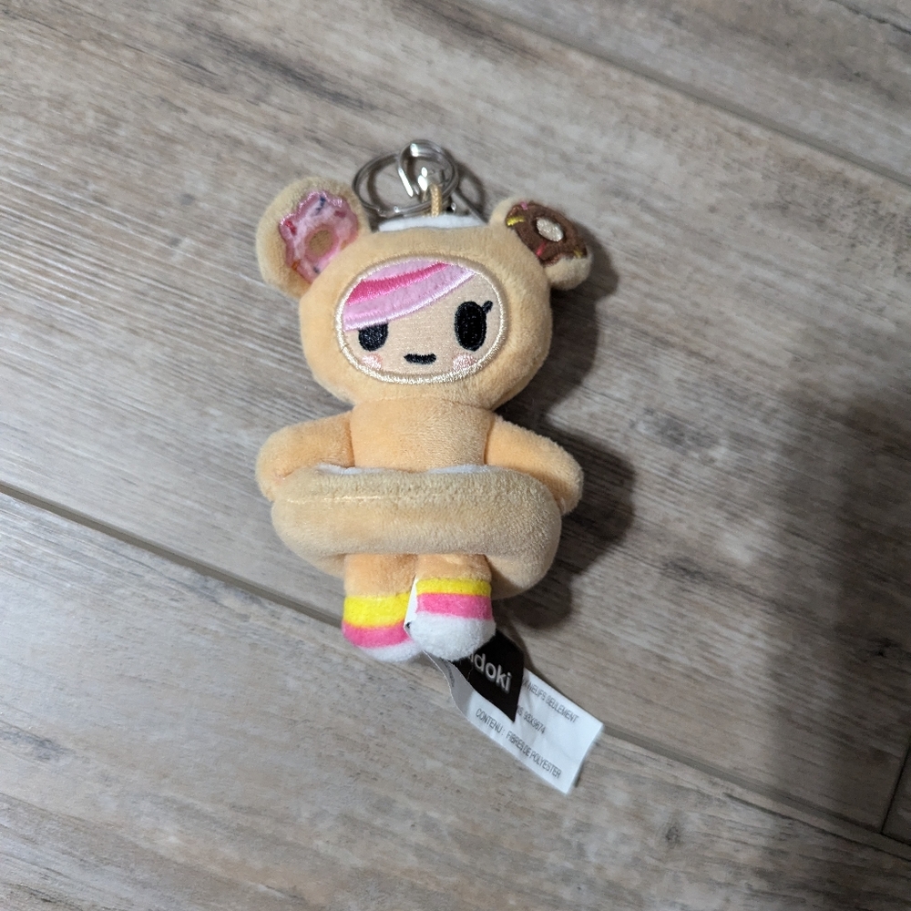 Vintage TokiDoki Donutella Keychain